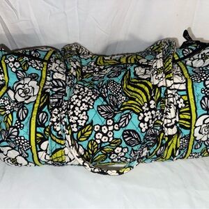Vera Bradley Quilted Duffel Bag Floral Travel Overnight Bag